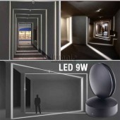 Aplique LED para Marcos Giratorio 9W - 2