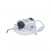 PANEL LED Downlight 3W Circular Empotrable Slim - 3