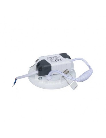 PANEL LED Downlight 3W Circular Empotrable Slim - 3