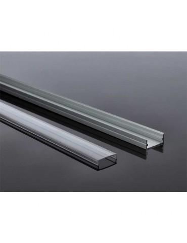 Perfil Aluminio superficie medio "A" completo accesorios - 6