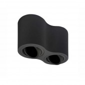 Aplique doble GU10 Negro Orientable - 7