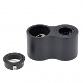 Aplique doble GU10 Negro Orientable - 3
