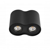 Aplique doble GU10 Negro Orientable - 8