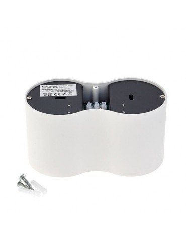 Aplique doble GU10 Blanco Orientable - 5
