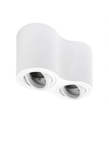 Aplique doble GU10 Blanco Orientable - 7