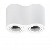 Aplique doble GU10 Blanco Orientable - 6