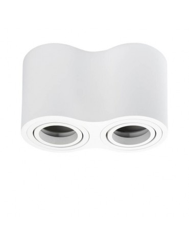 Aplique doble GU10 Blanco Orientable - 6