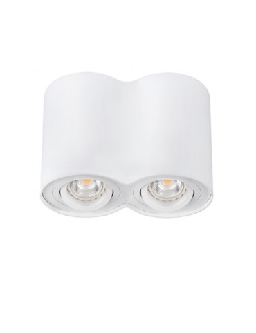 Aplique doble GU10 Blanco Orientable - 8