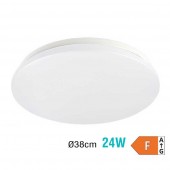 Plafón Led integrado Circular 24W de superficie - 1