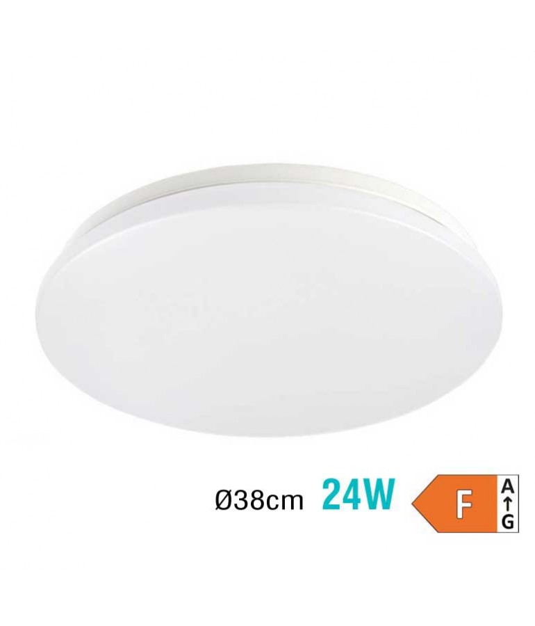 Plafón Led integrado Circular 24W de superficie - 1