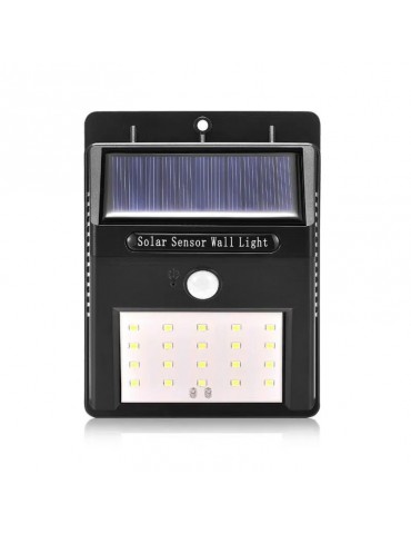Aplique Solar LED pared sensor movimiento - 2