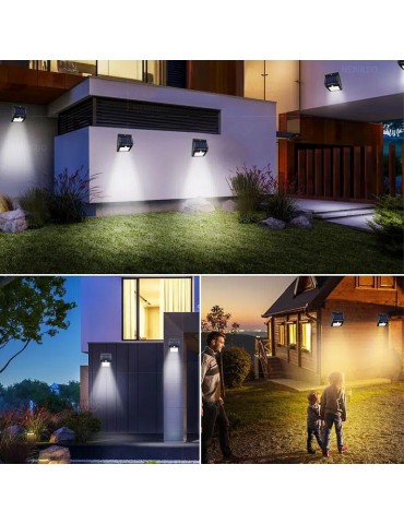 Aplique Solar LED pared sensor movimiento - 3