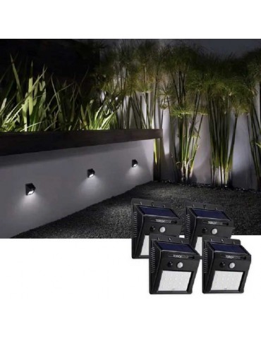 Aplique Solar LED pared sensor movimiento - 6
