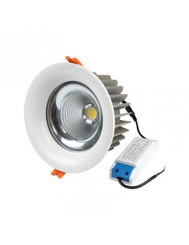 Foco Led empotrable 40W COB Downlight Blanco - 3