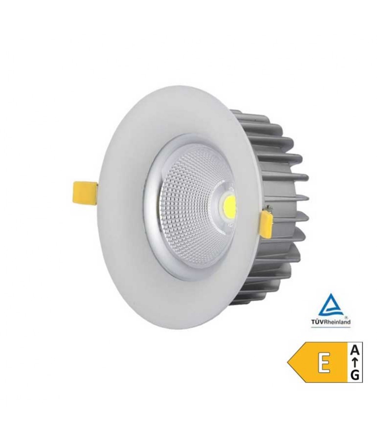 Foco Led empotrable 40W COB Downlight Blanco - 7