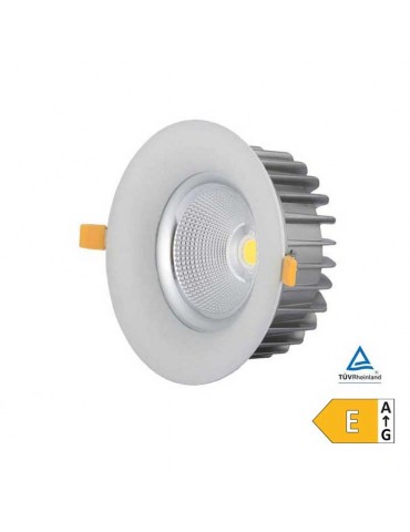 Foco Led empotrable 40W COB Downlight Blanco - 1