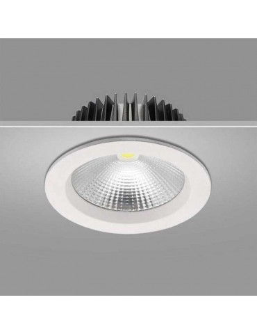 Foco Led empotrable 40W COB Downlight Blanco - 6
