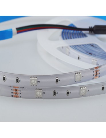 Tira Led 12V RGB 30 SMD5050/m 7,2W/m IP65 - 7