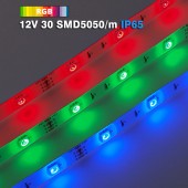 Tira Led 12V RGB 30 SMD5050/m 7,2W/m IP65 - 2