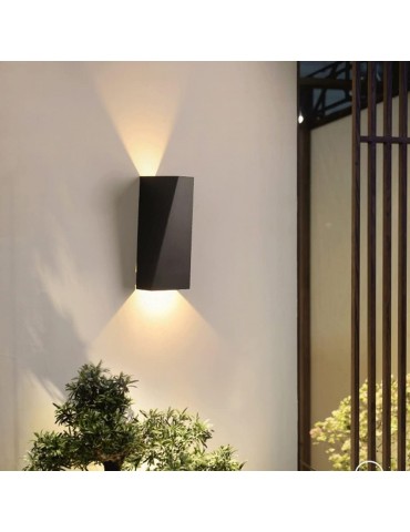 Aplique pared Led Pyramid 6w Negro 2 caras - 7
