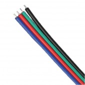Cable 4 hilos Tira Led RGB 4x0,25mm