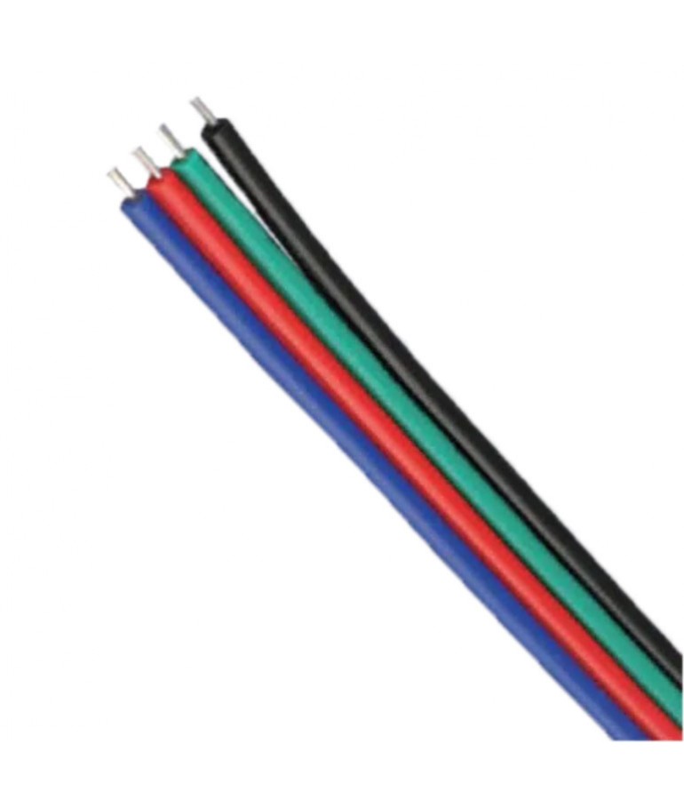 Cable 4 hilos Tira Led RGB x Metro - 1