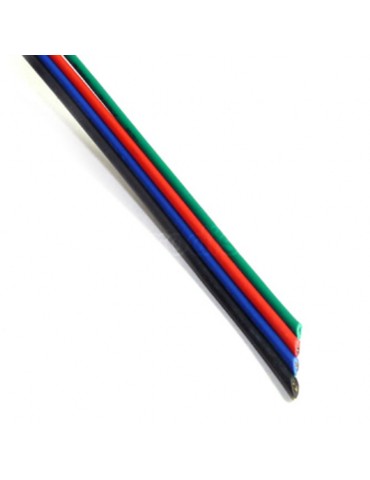 Cable 4 hilos Tira Led RGB x Metro - 3