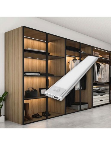 Regleta Led Slim muebles 60cm con sensor PIR - 10