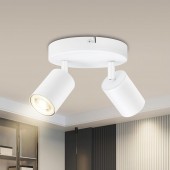 copy of Aplique techo GU10 Negro Doble Orientable - 2