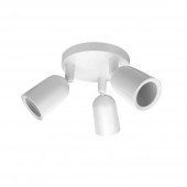 Aplique techo GU10 Blanco Triple Orientable - 4