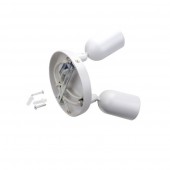 Aplique techo GU10 Blanco Triple Orientable - 2
