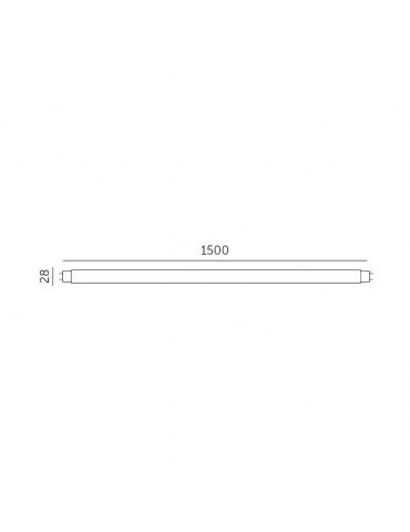 Tubo LED T8 150cm 24W Cristal 360°Luz fría - 5