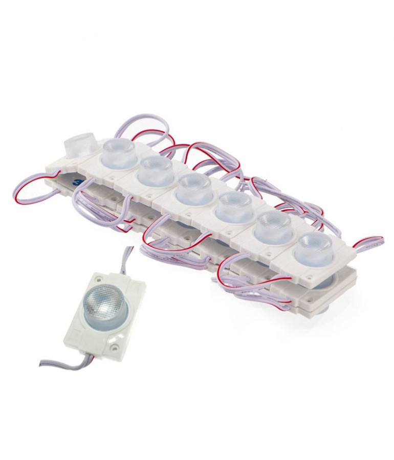 Cadena 20 MODULOS 1 Led 2W 12V Samsung - 1