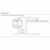 TRIAC Dimmer Controlador RF + PUSH DIM - 4