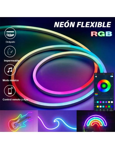 KIT NEON RGB MAGIC LED con mando controlador APP - 1