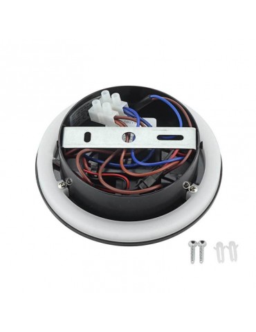 Aplique pared Lectura 8W negro interruptor y 2 USB - 6