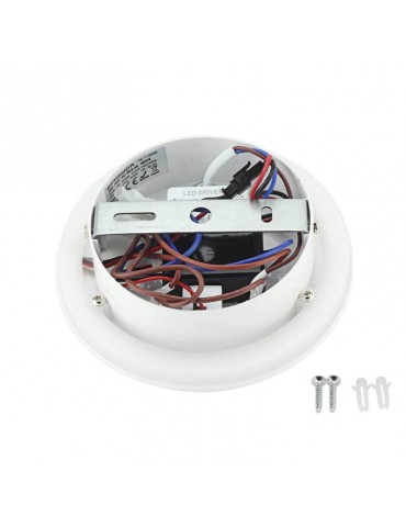 Aplique pared Lectura 8W blanco interruptor y 2 USB - 7