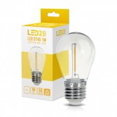 Bombilla Led 1W Filamento ST45 E27