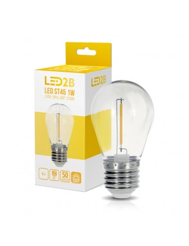 Bombilla Led 1w Filamento ST45 E27 - 1