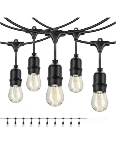 Guirnalda Led exterior 10m 10 LED Vintage - 9