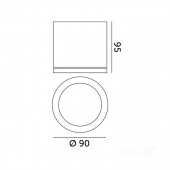 Aplique techo exterior QUERK 2 - 4