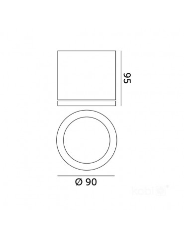 Aplique techo exterior QUERK 2 - 4