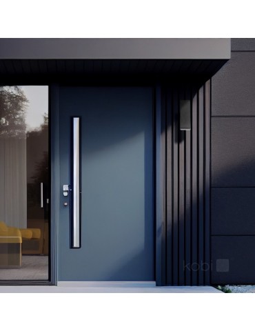 Aplique pared doble cara exterior negro QUERK 4 - 2