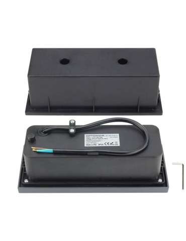 Aplique Pared E27 Empotrar Rectangular - 4