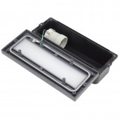 Aplique Pared E27 Empotrar Rectangular - 2