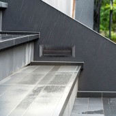 3W Aplique Escalera LED rectangular negro luz neutra IP65 - 3