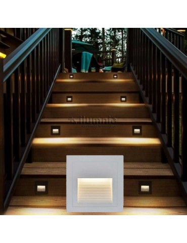 Aplique Escalera LED blanco Superficie 2W IP65 - 7