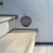Aplique Escalera LED circular Negro 2W IP65 - 8