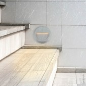 Aplique Escalera LED circular Gris cálido 2W IP65 - 2