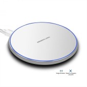 Base Cargador Blanco Wireless Qi Standard - 1